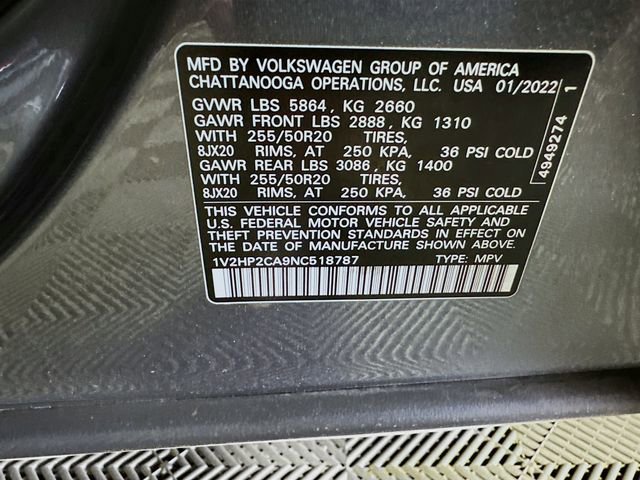 Used 2022 Volkswagen Atlas SE image 30