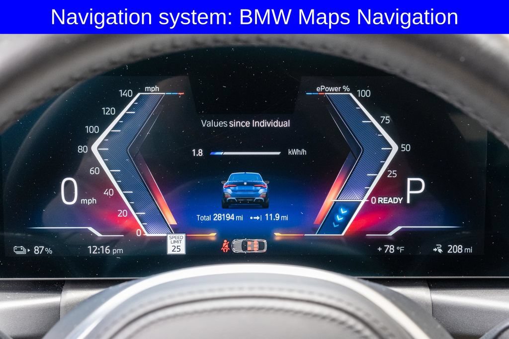 Used 2023 BMW i4 eDrive40 w/ M Sport Package RWD image 4