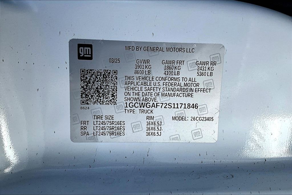 New 2025 Chevrolet Express 2500 w/ Driver Convenience Package image 14