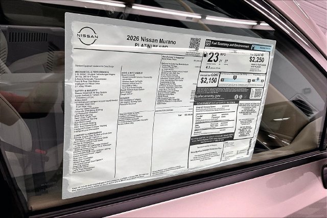New 2026 Nissan Murano Platinum w/ Technology Package AWD/4WD image 42