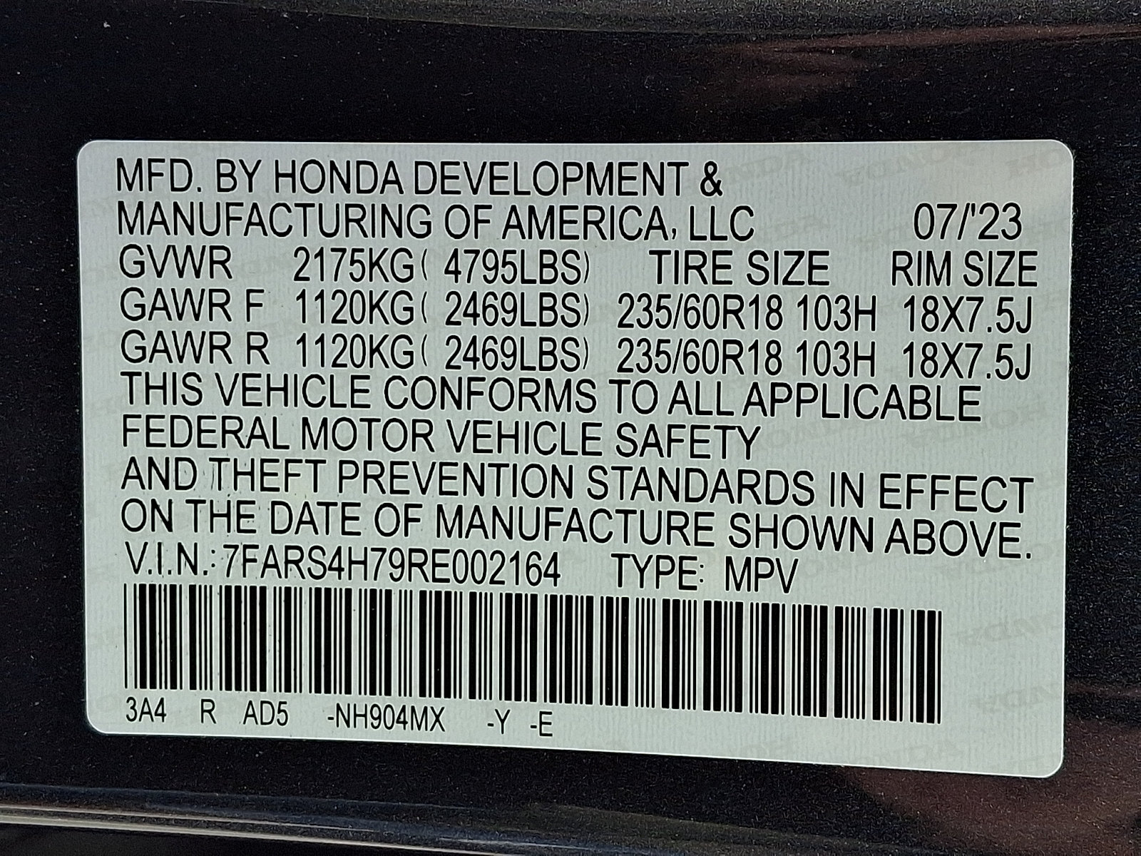 Certified 2024 Honda CR-V EX-L image 29