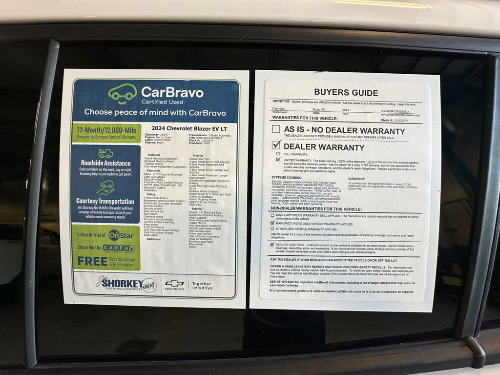 Used 2024 Chevrolet Blazer EV LT AWD/4WD image 31