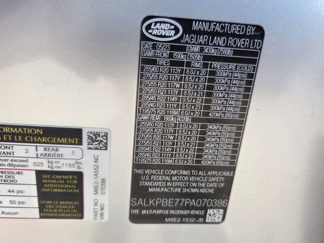 Used 2023 Land Rover Range Rover Long Wheelbase SE image 20