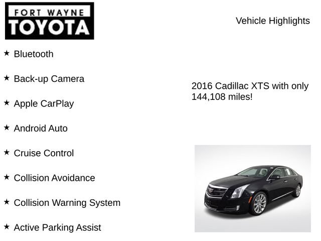 Used 2016 Cadillac XTS Luxury w/ Driver Awareness Package FWD image 7