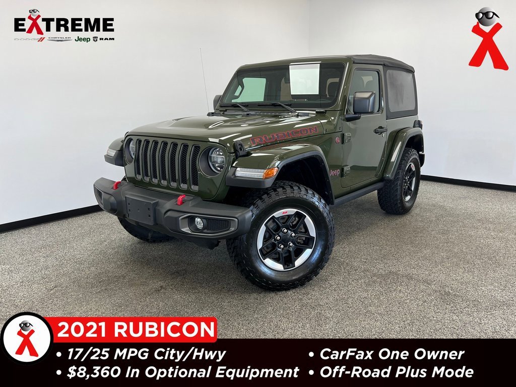 Used 2021 Jeep Wrangler Rubicon w/ Uconnect 4C Nav & Sound Group