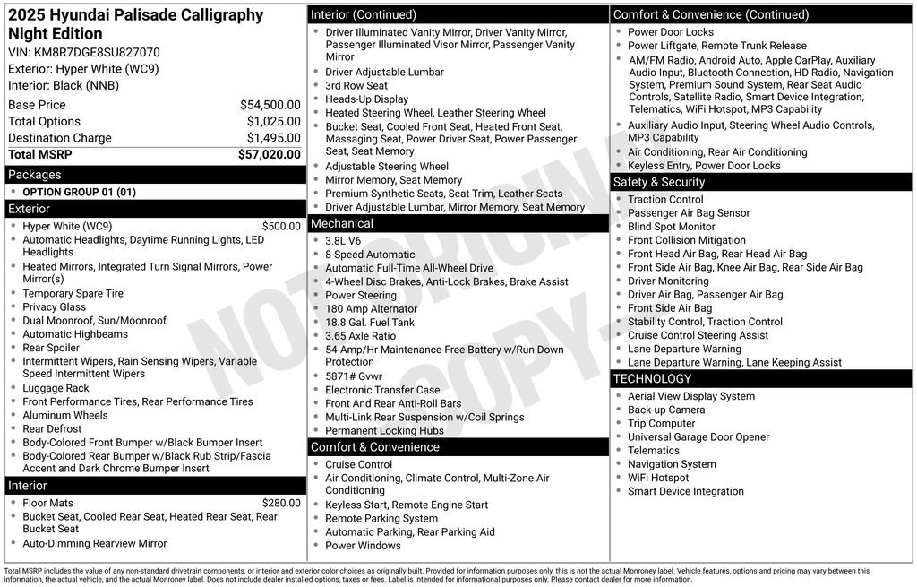 Used 2025 Hyundai Palisade Calligraphy image 4