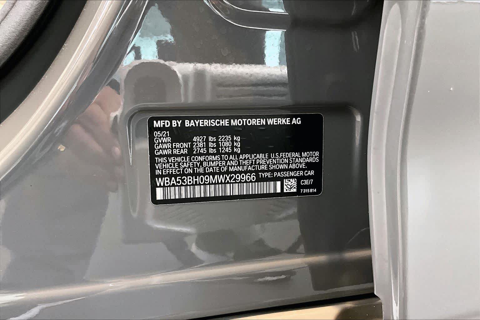 Used 2021 BMW 530i w/ Premium Package RWD image 32