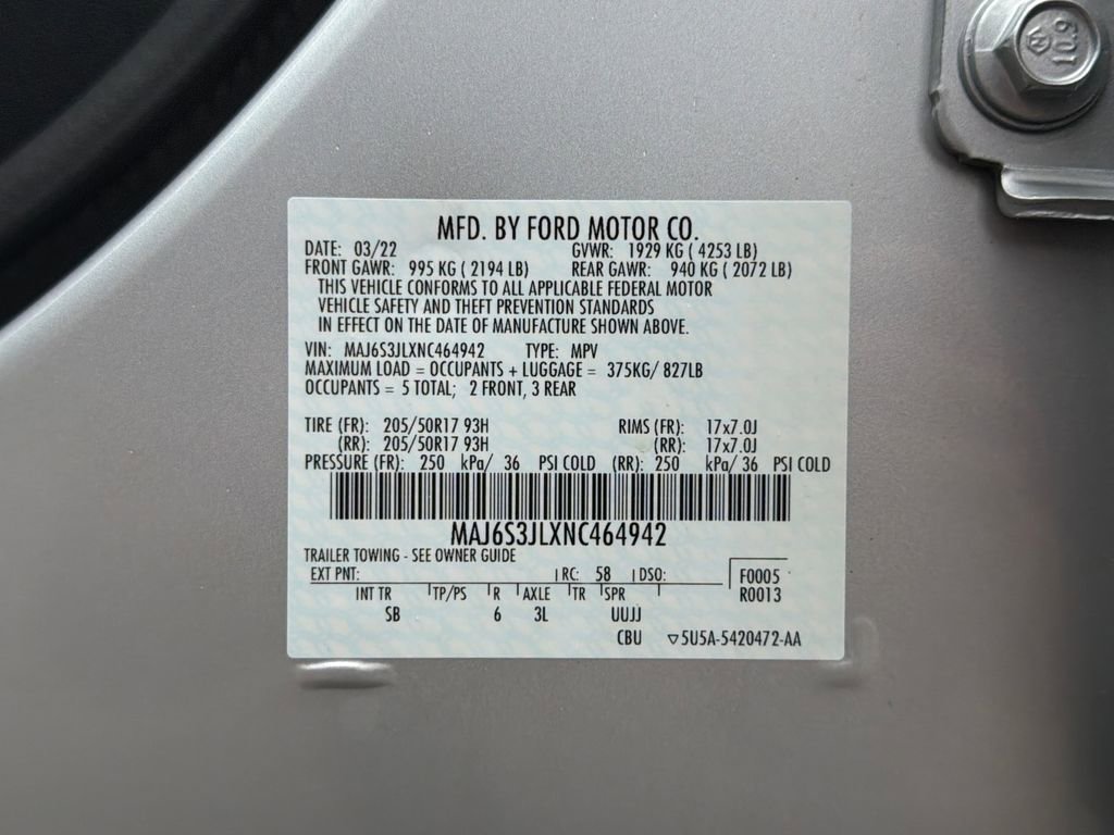 Used 2022 Ford EcoSport SES w/ Interior Protection Package AWD/4WD image 30