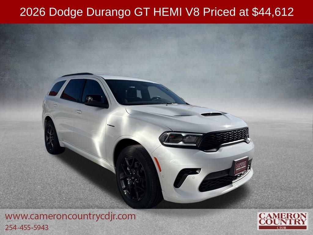 New 2026 Dodge Durango GT w/ Blacktop Package