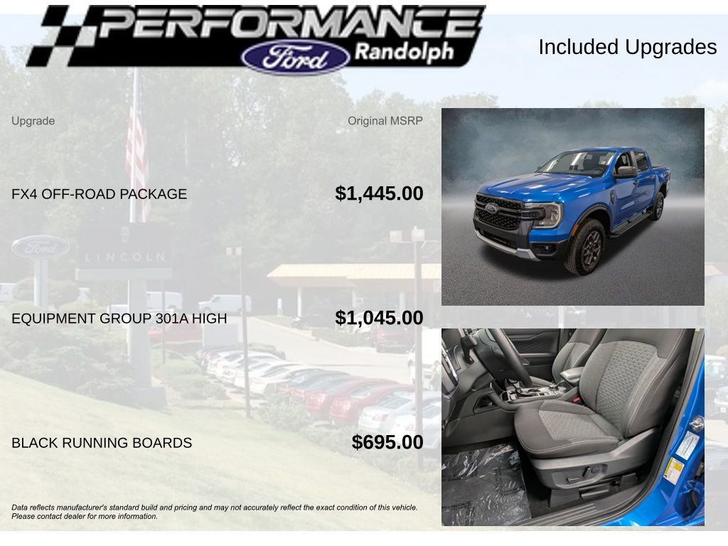 Used 2024 Ford Ranger XLT w/ FX4 Off-Road Package AWD/4WD image 6