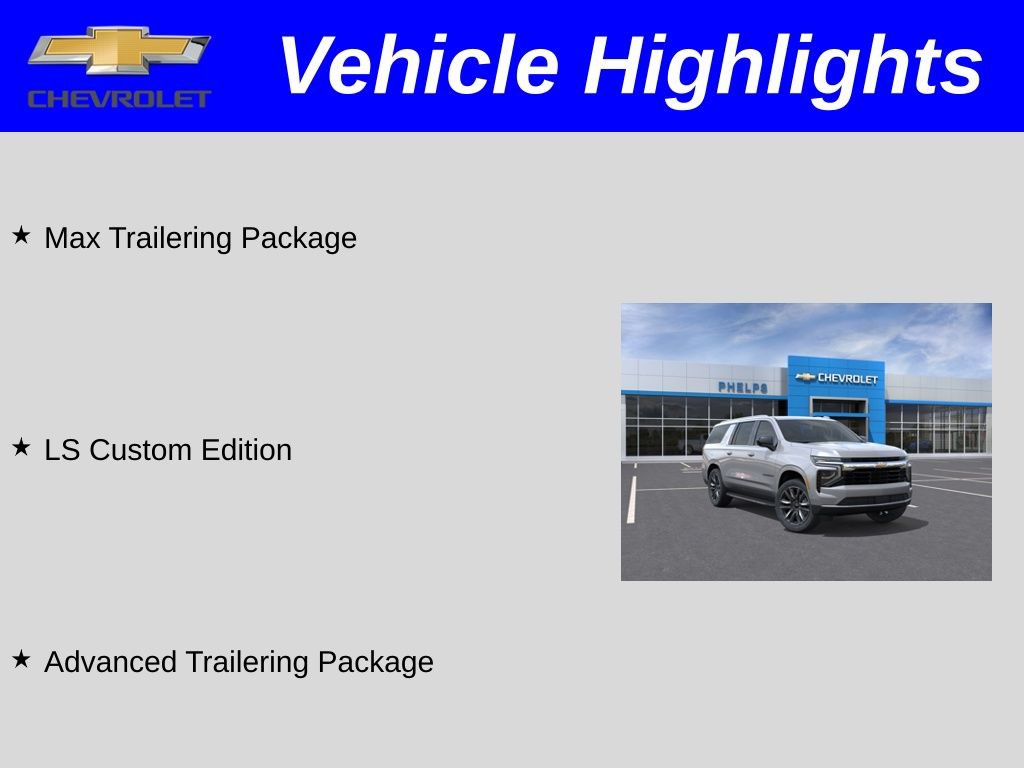 New 2026 Chevrolet Suburban LS w/ LS Custom Edition RWD image 2