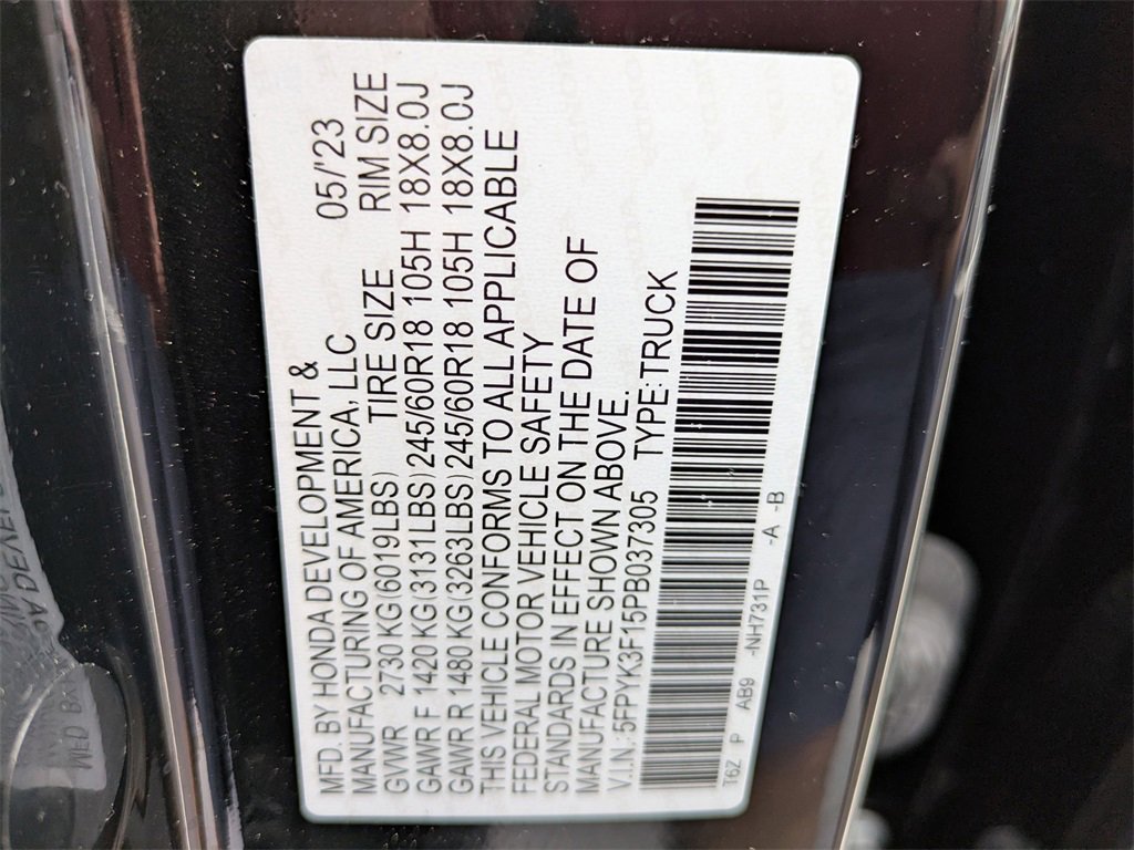 Used 2023 Honda Ridgeline Sport image 31