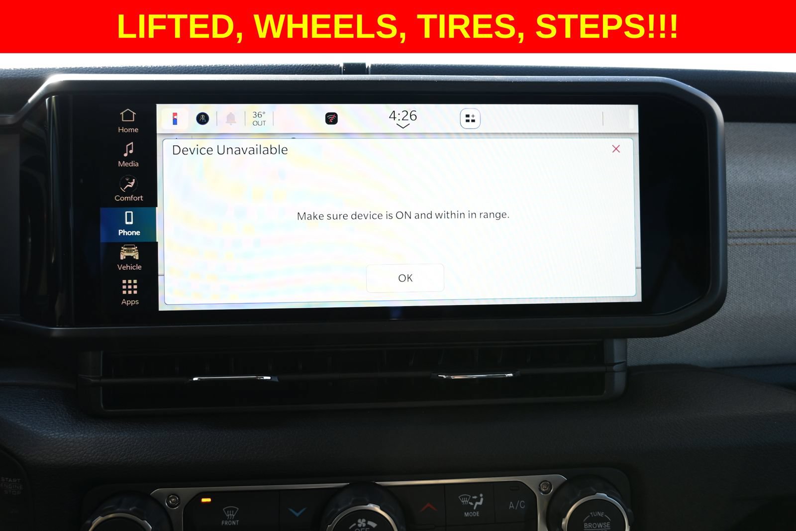 New 2026 Jeep Gladiator Sport AWD/4WD image 11