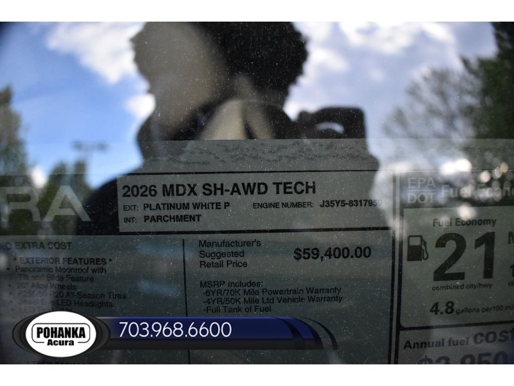 New 2026 Acura MDX w/ Technology Package AWD/4WD image 39