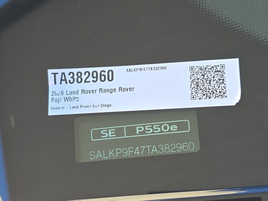 New 2026 Land Rover Range Rover SE AWD/4WD image 38