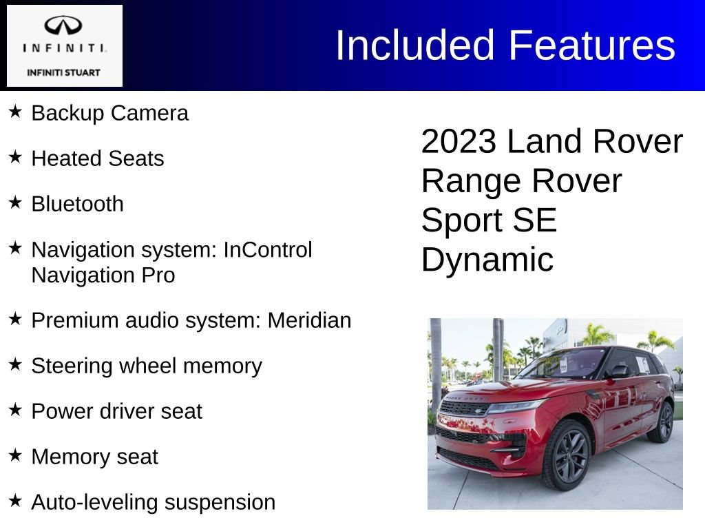 Used 2023 Land Rover Range Rover Sport SE Dynamic AWD/4WD video 2