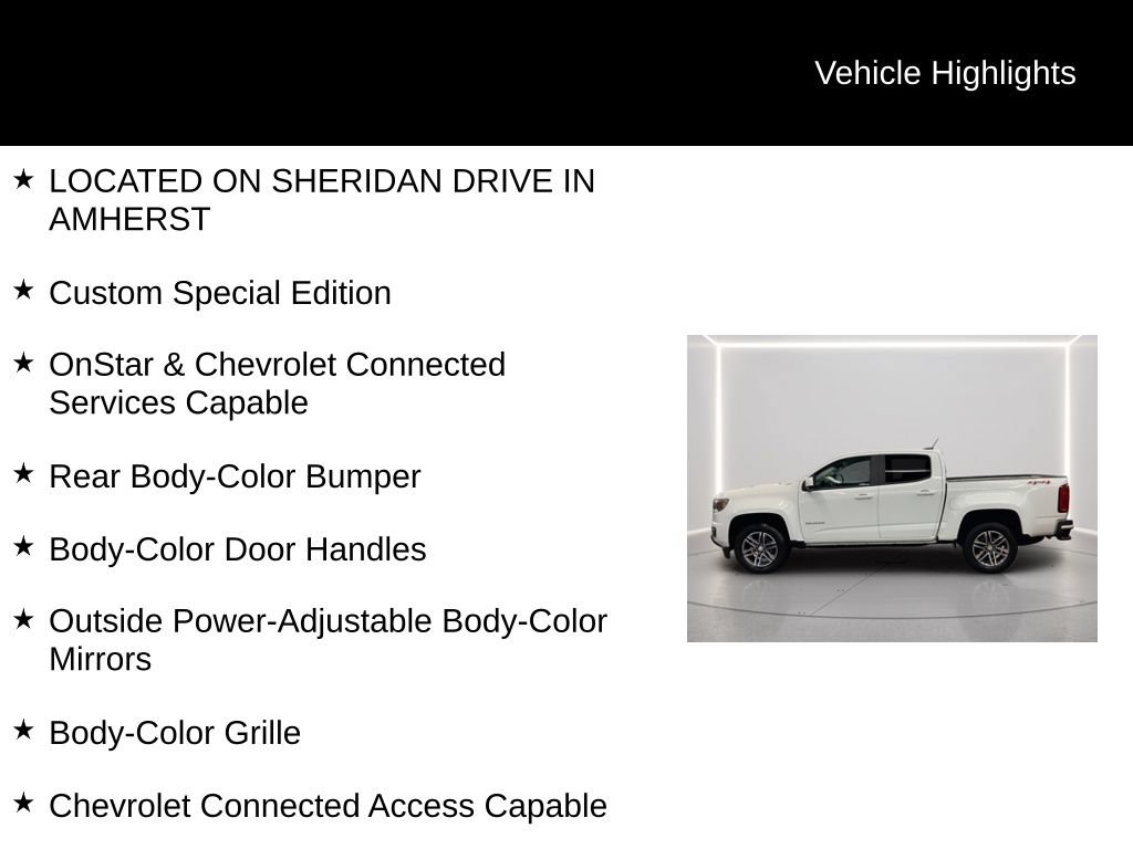 Used 2020 Chevrolet Colorado W/T w/ Custom Special Edition AWD/4WD image 5