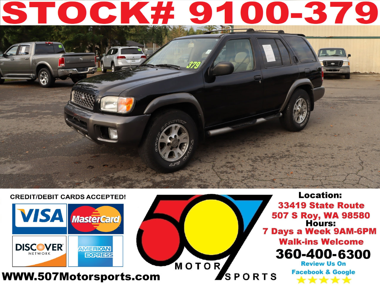 Used 2001 Nissan Pathfinder SE