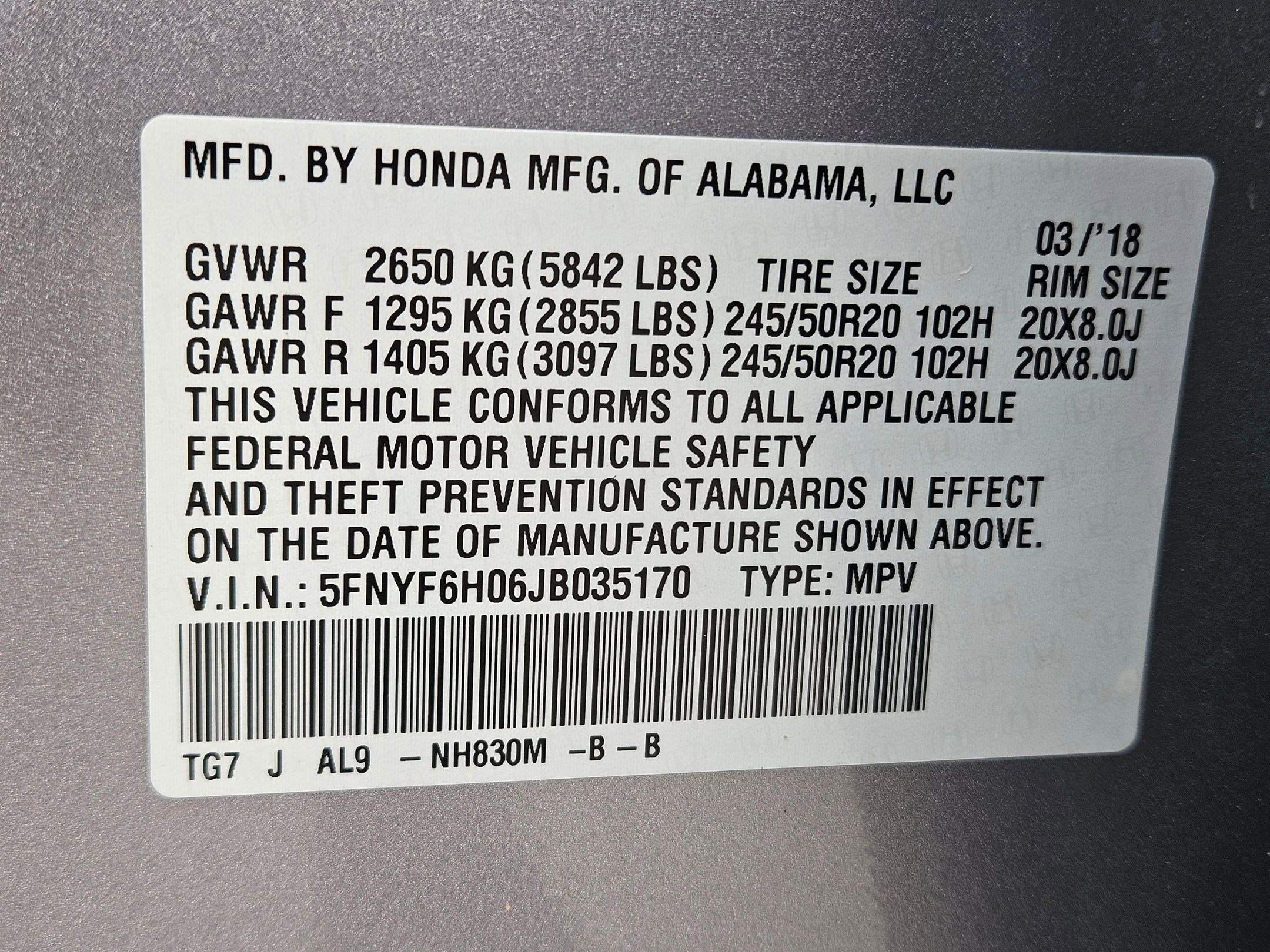 Used 2018 Honda Pilot Elite image 37