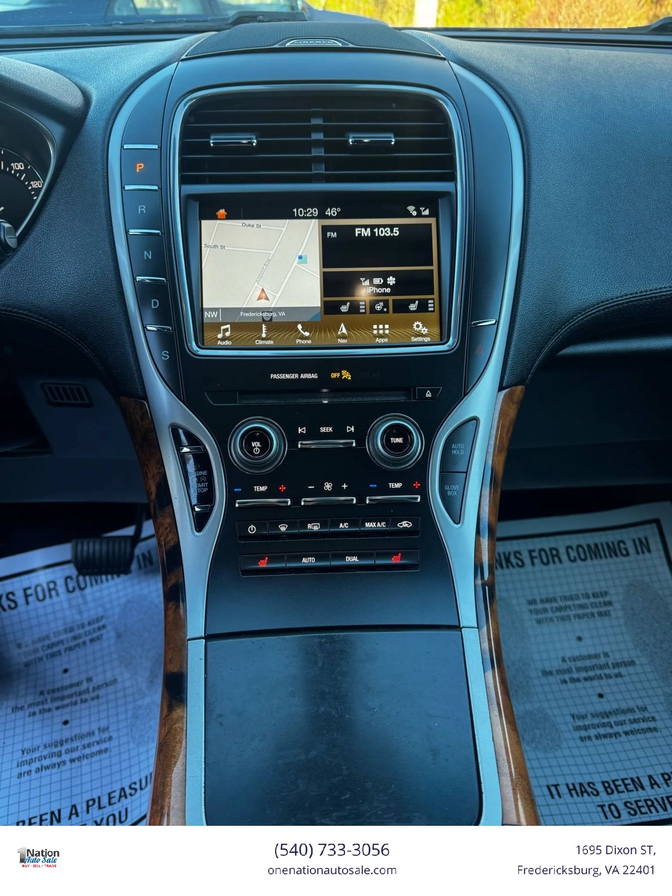 Used 2017 Lincoln MKX Select w/ Select Plus Package AWD/4WD image 14