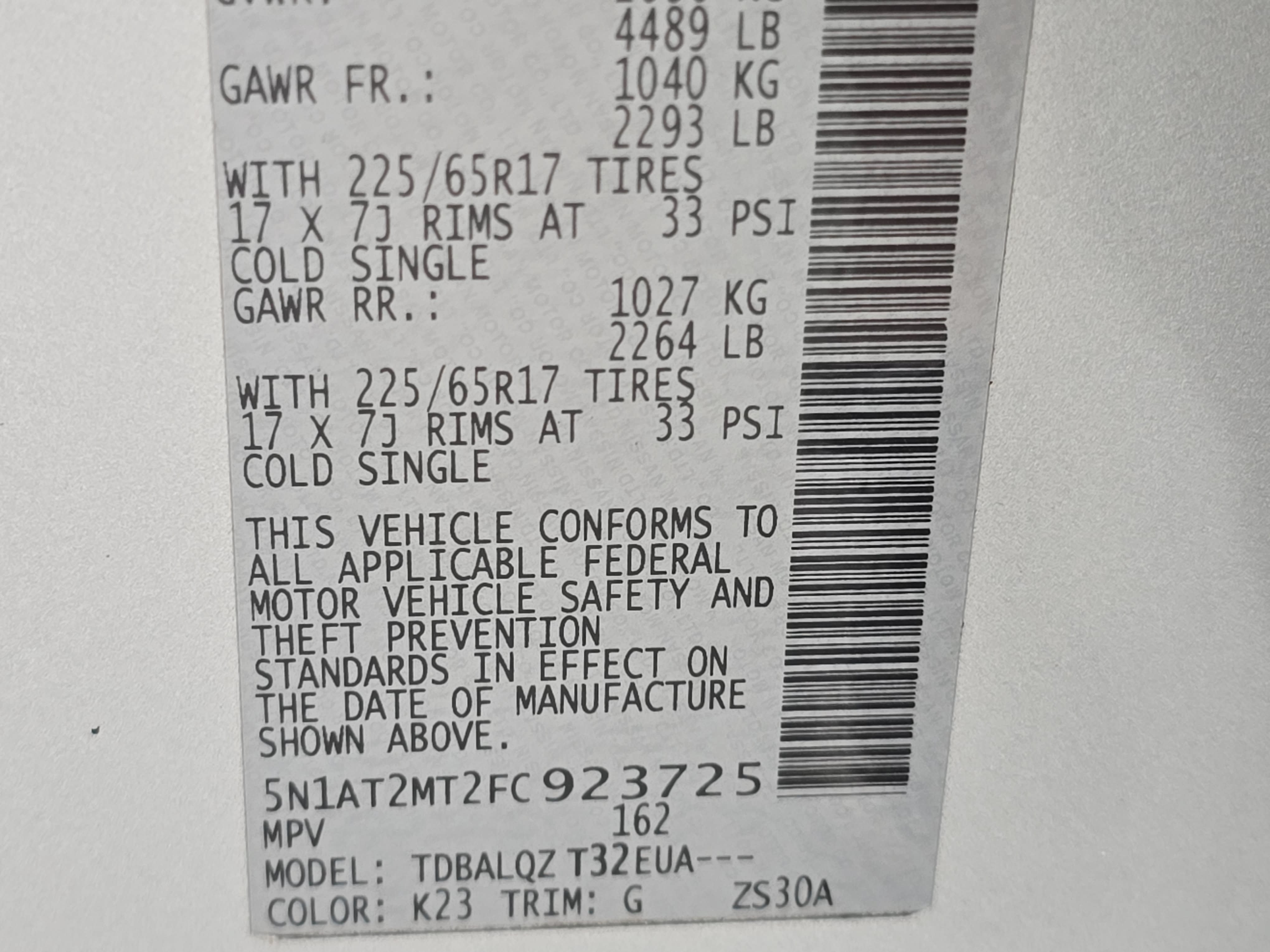 Used 2015 Nissan Rogue SV FWD image 33