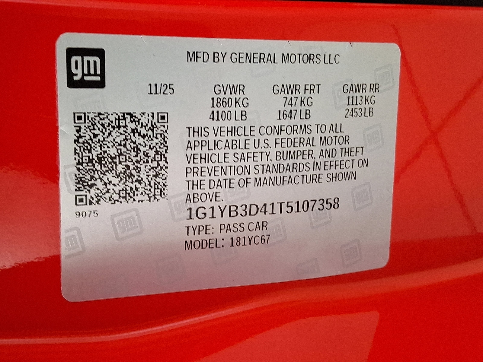 New 2026 Chevrolet Corvette Stingray Preferred Conv w/ Battery Protection Package image 9