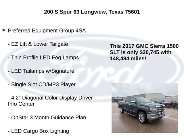Used 2017 GMC Sierra 1500 SLT w/ Texas SLT Premium Package image 20