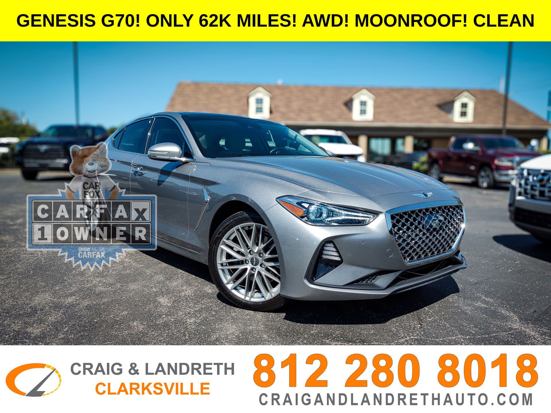 Used 2020 Genesis G70 2.0T w/ Elite Package