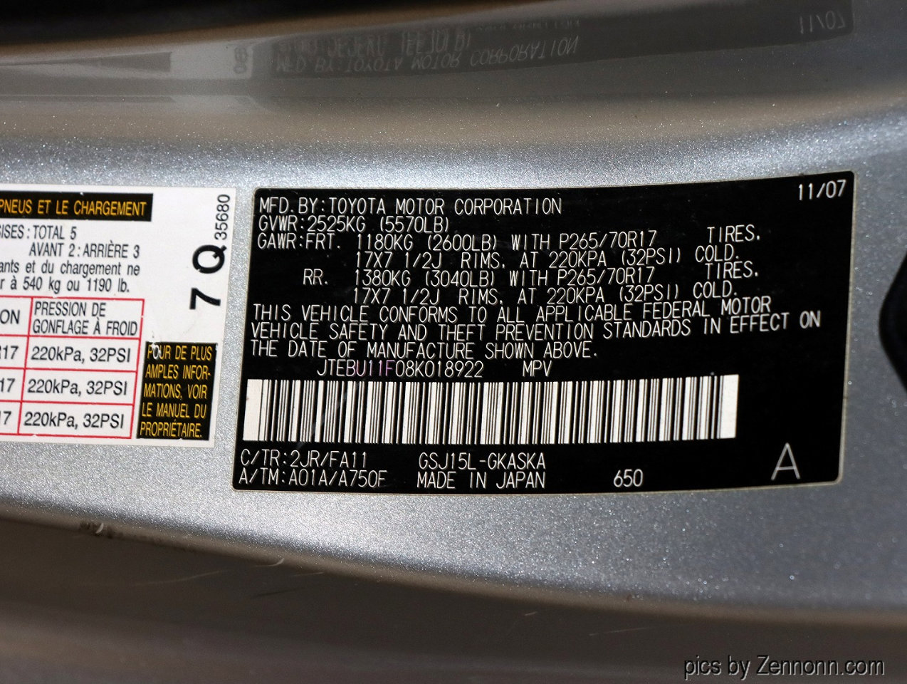 Used 2008 Toyota FJ Cruiser 4WD image 33