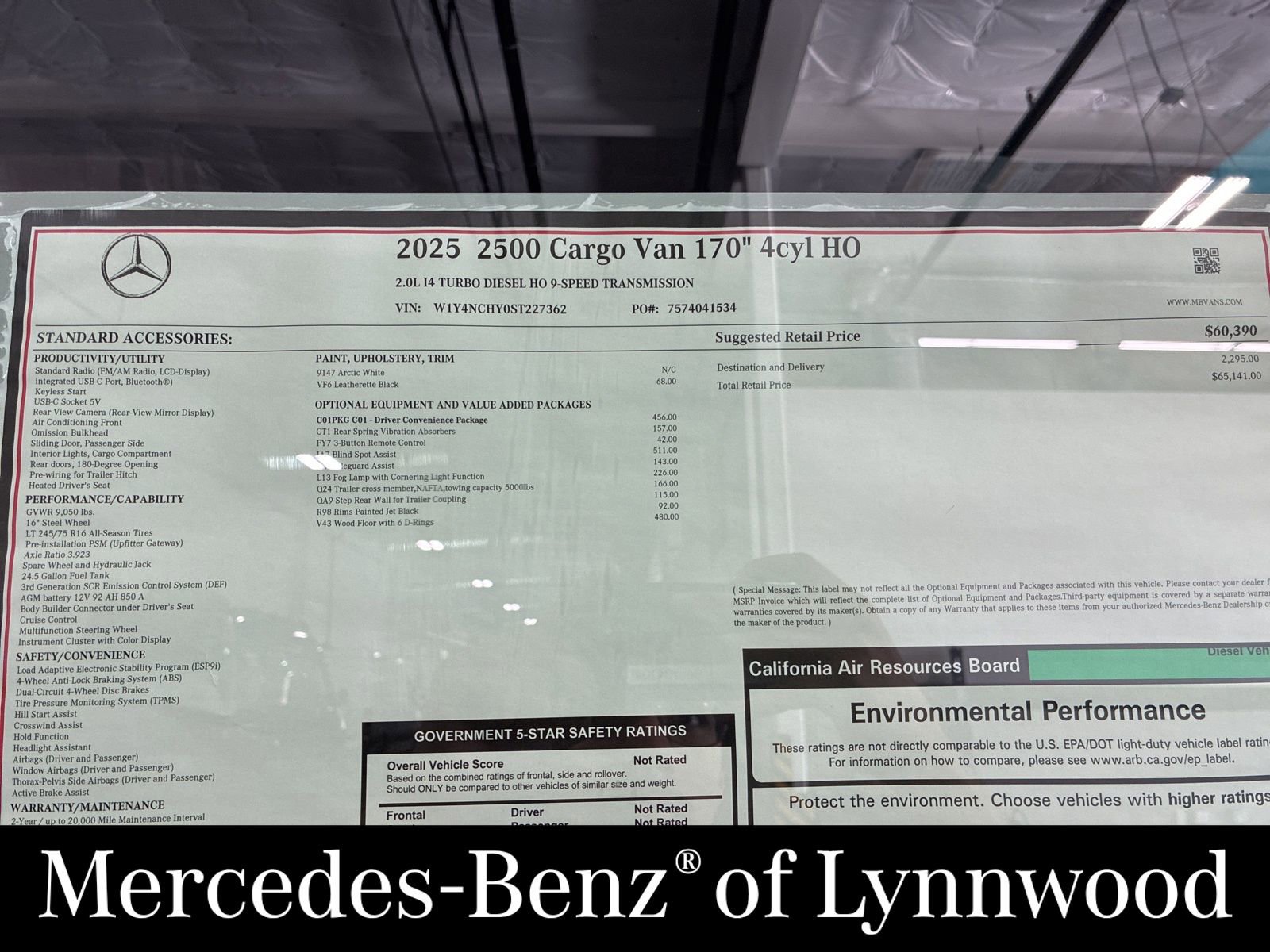 New 2025 Mercedes-Benz Sprinter 2500 image 17