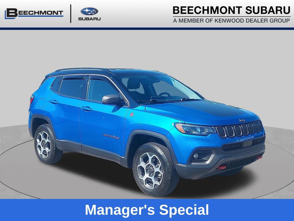 Used 2022 Jeep Compass Trailhawk w/ Trailhawk Convenience Group AWD/4WD image 1