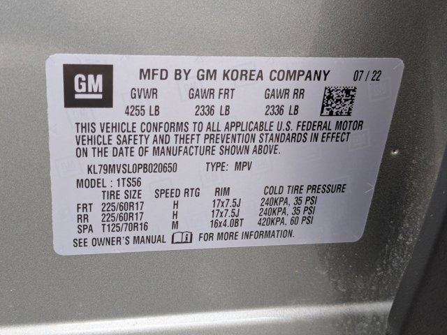 Certified 2023 Chevrolet TrailBlazer ACTIV w/ Sun and Liftgate Package FWD image 27