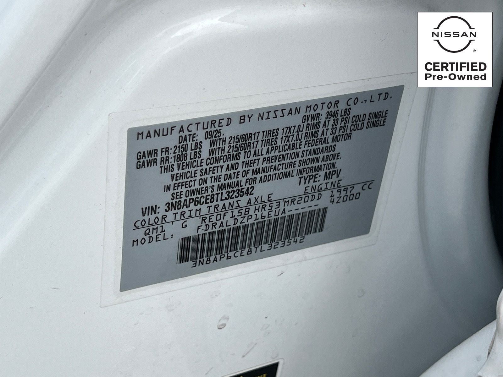 Certified 2026 Nissan Kicks SV FWD image 29