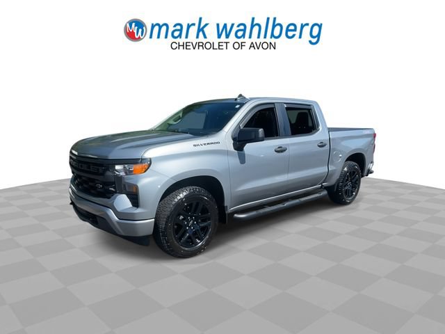 Certified 2024 Chevrolet Silverado 1500 Custom w/ Turbomax Blackout Package AWD/4WD image 4