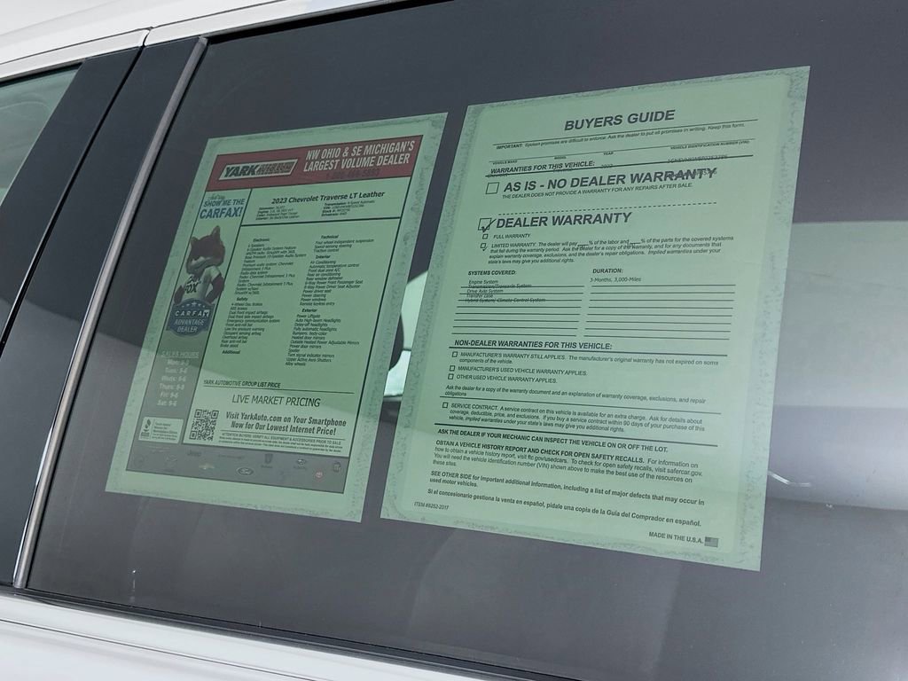 Used 2023 Chevrolet Traverse LT w/ LT Premium Package image 13