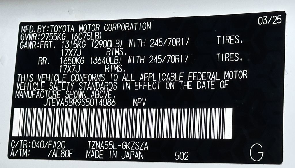 Used 2025 Toyota 4Runner SR5 image 54