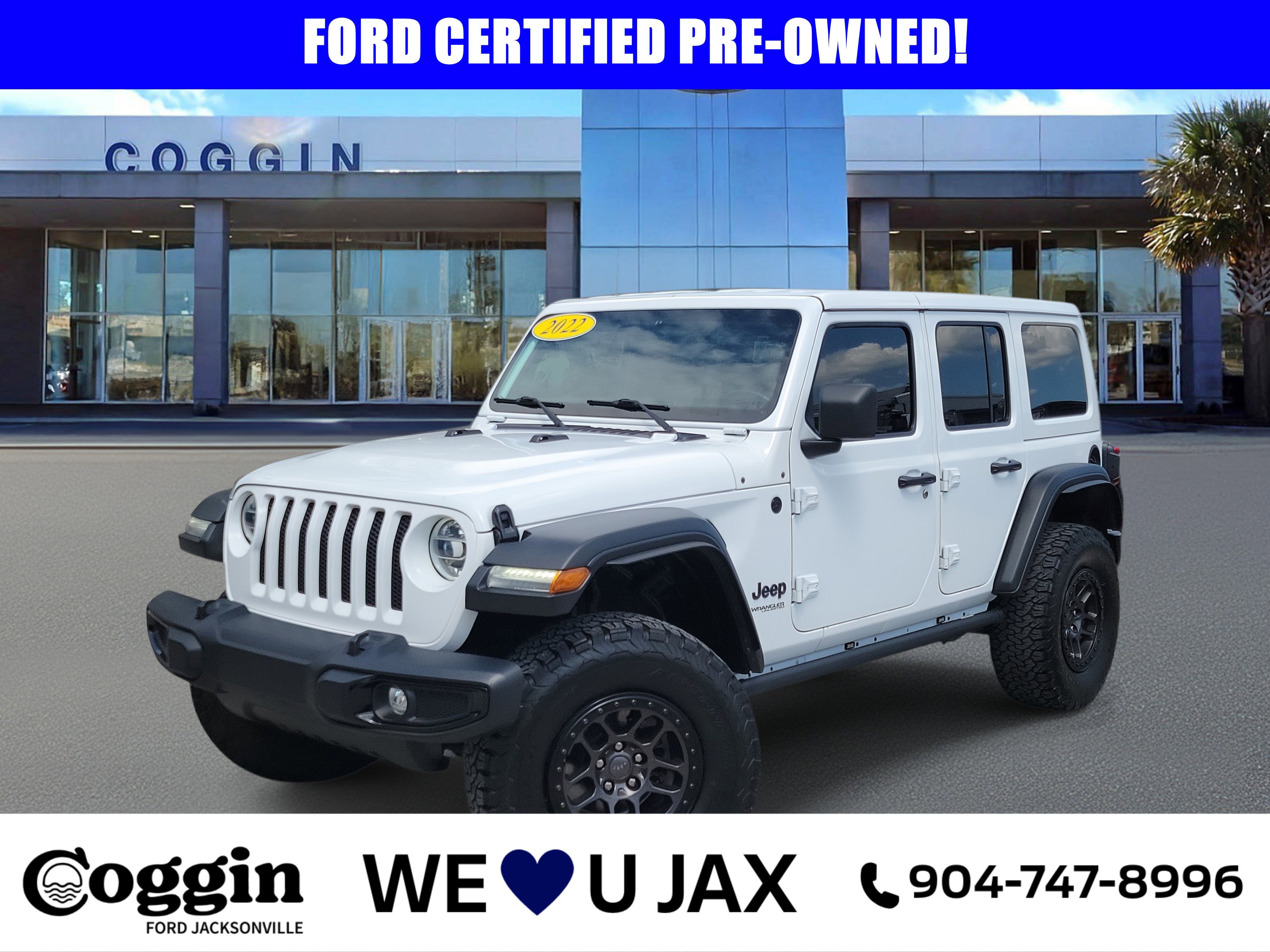 Used 2022 Jeep Wrangler Unlimited Sport image 1