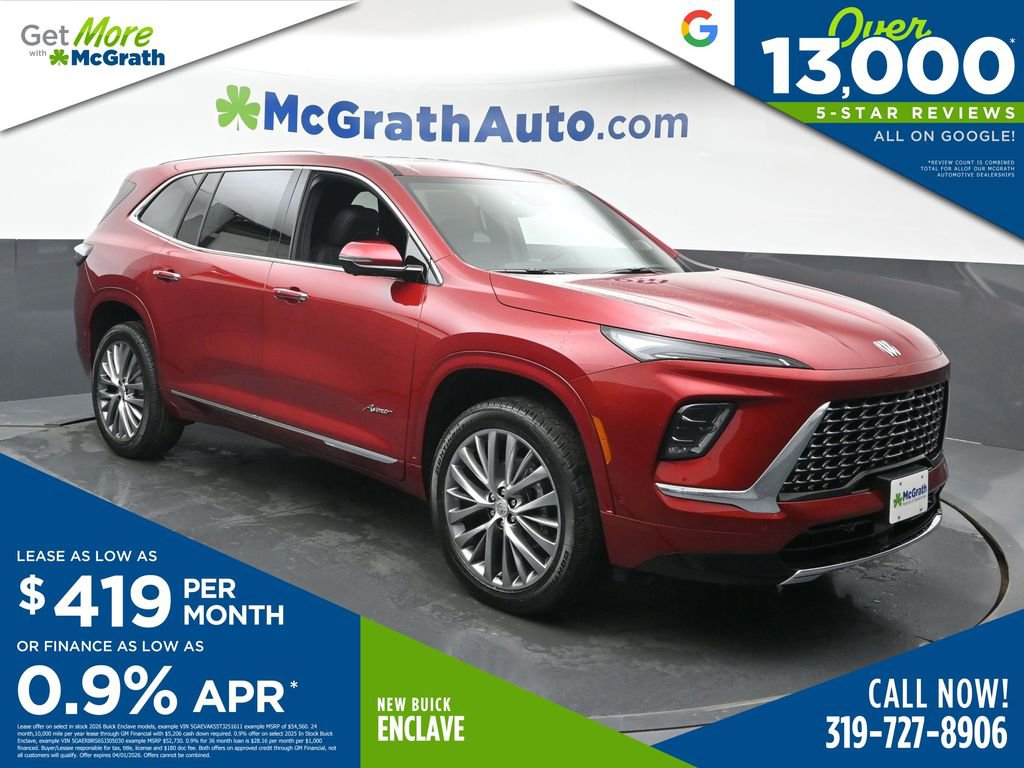 New 2026 Buick Enclave Avenir w/ Super Cruise Package