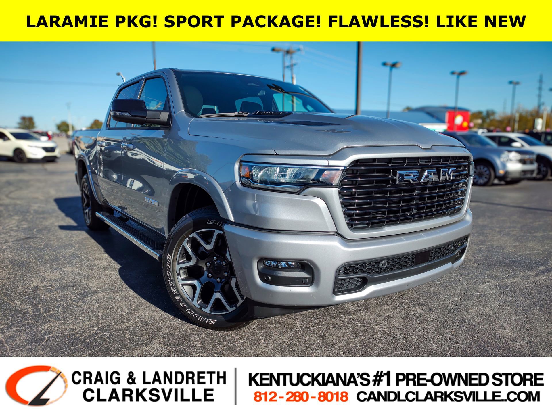 Used 2025 RAM 1500 Laramie w/ Sport Appearance Package