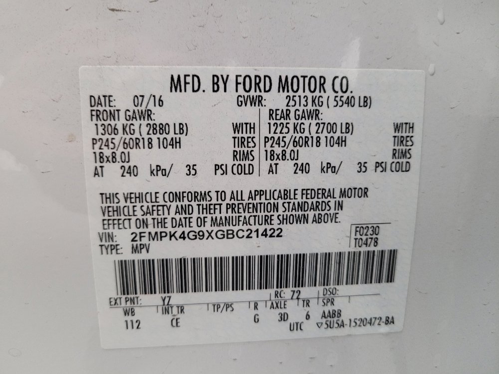 Used 2016 Ford Edge SE AWD/4WD image 33