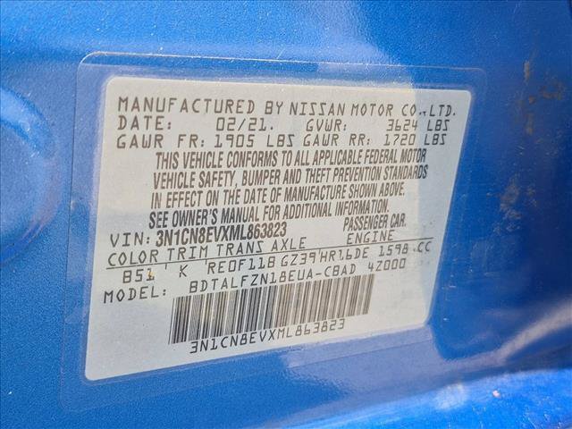 Used 2021 Nissan Versa SV FWD image 21