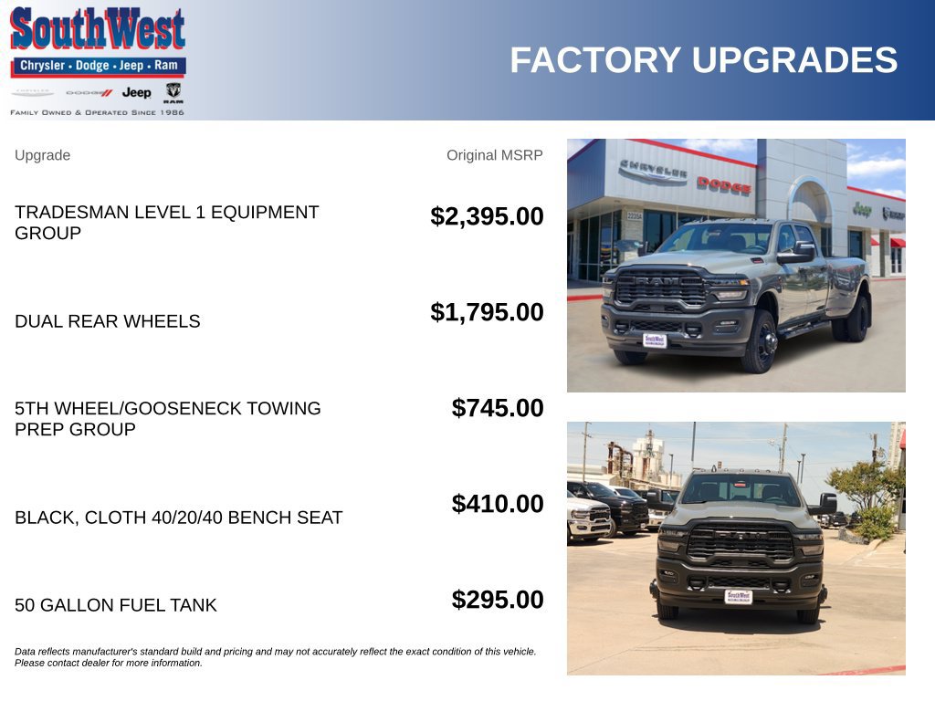 New 2026 RAM 3500 Tradesman AWD/4WD image 11