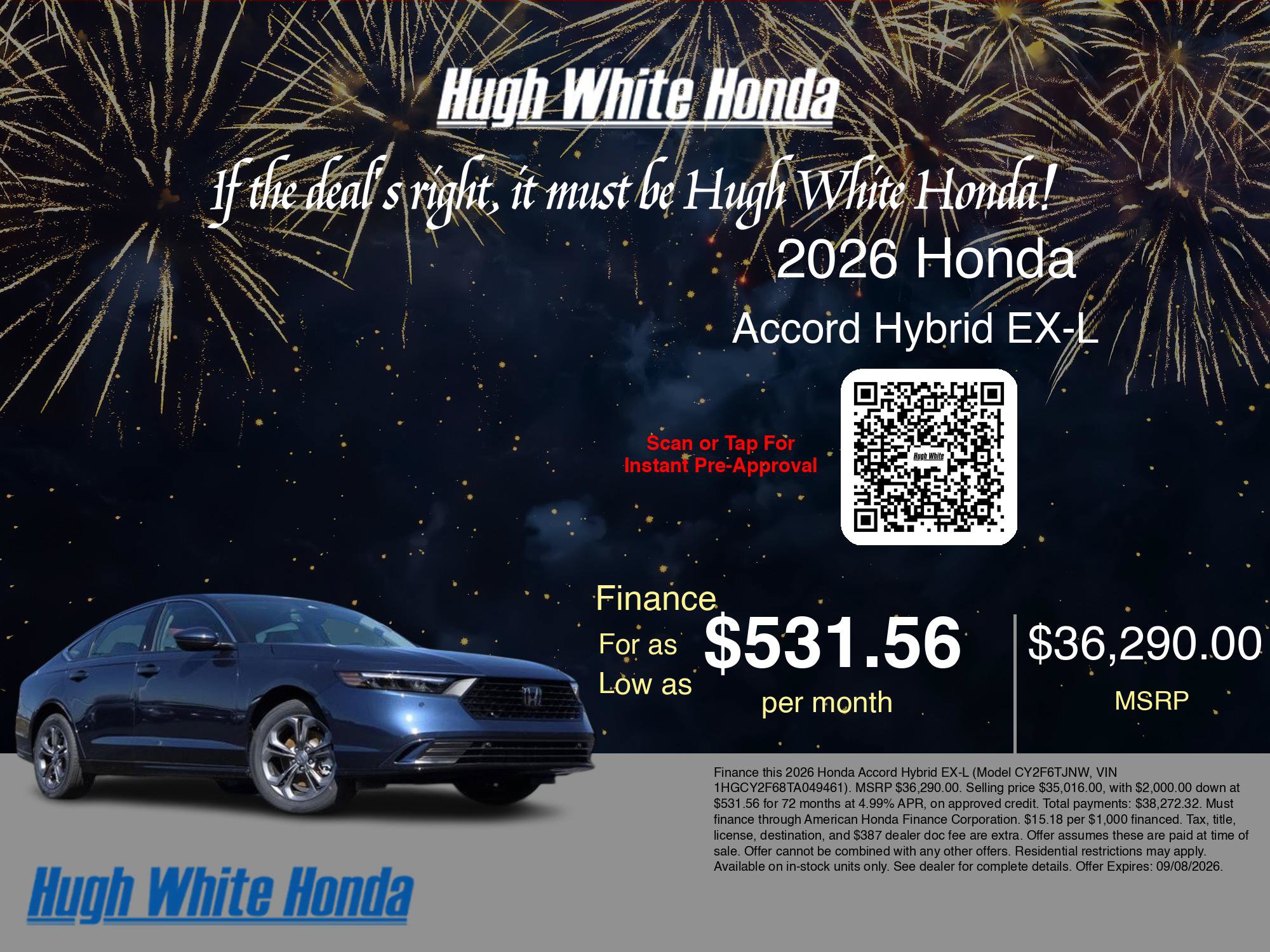 New 2026 Honda Accord EX-L image 7