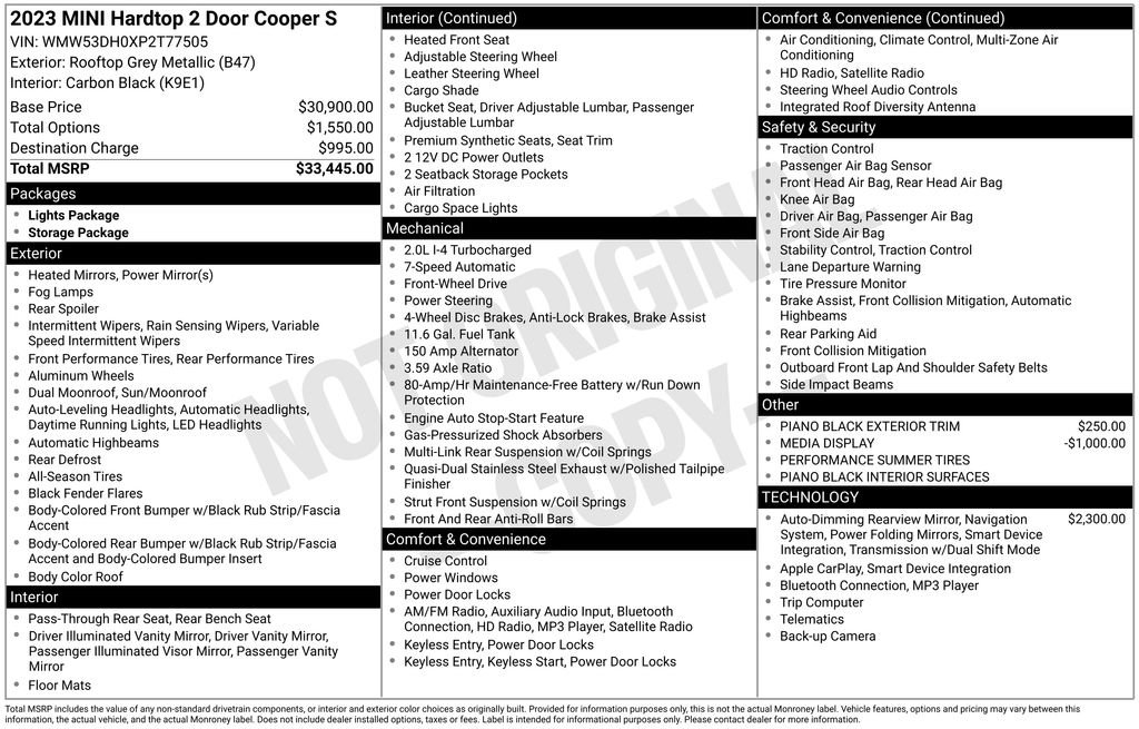 Used 2023 MINI Cooper S FWD image 9