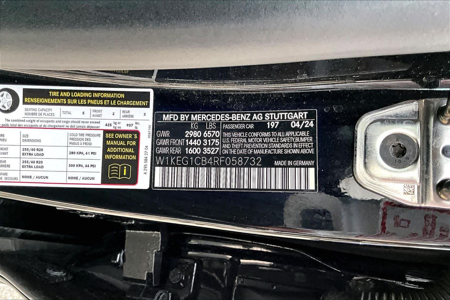Certified 2024 Mercedes-Benz EQE 350+ 4MATIC Sedan image 35