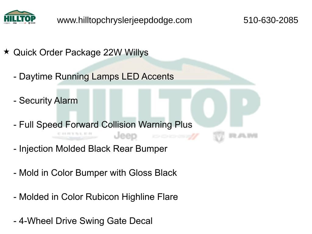 New 2026 Jeep Wrangler Willys image 15