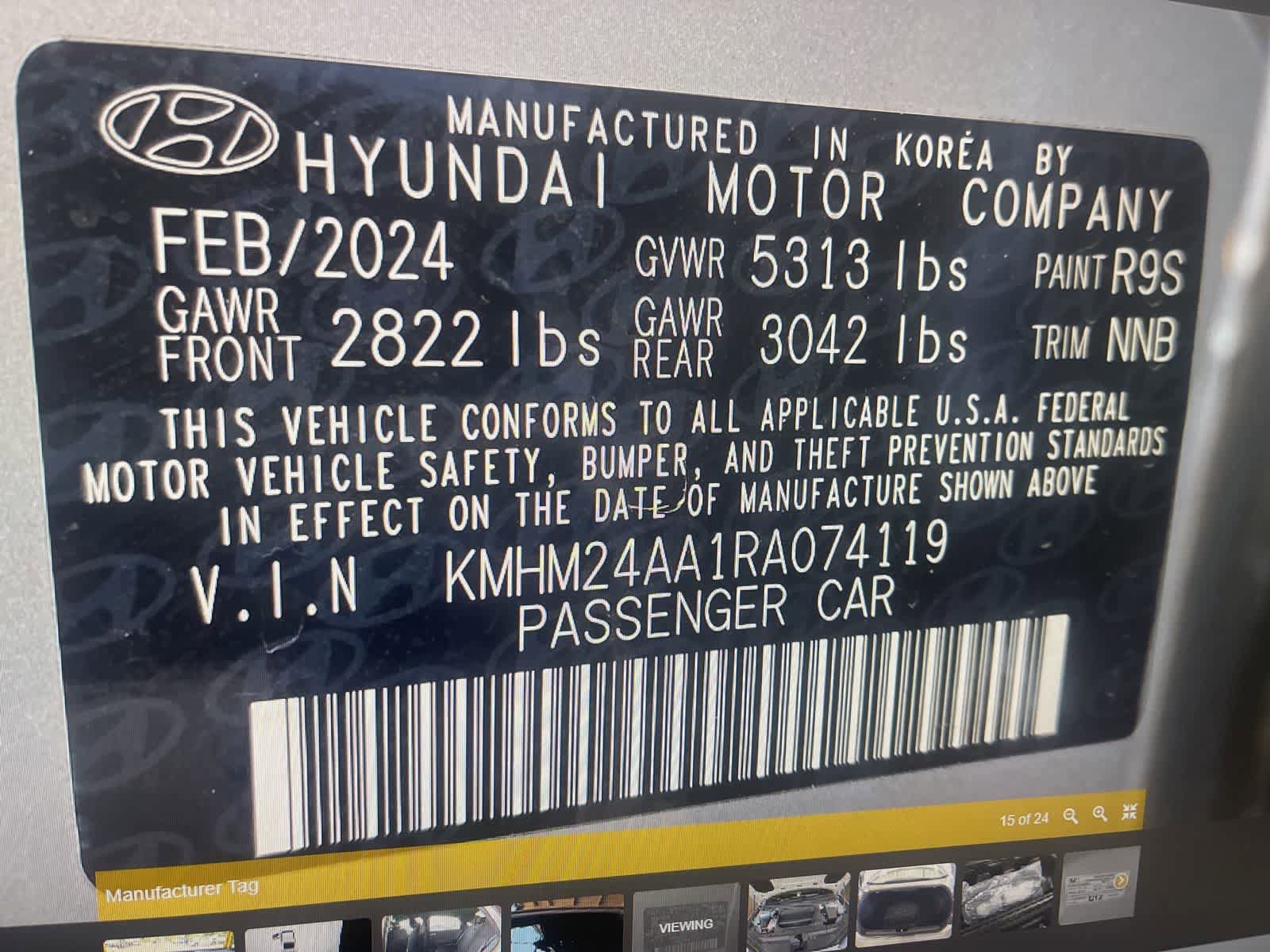 Used 2024 Hyundai Ioniq 6 SE RWD image 13