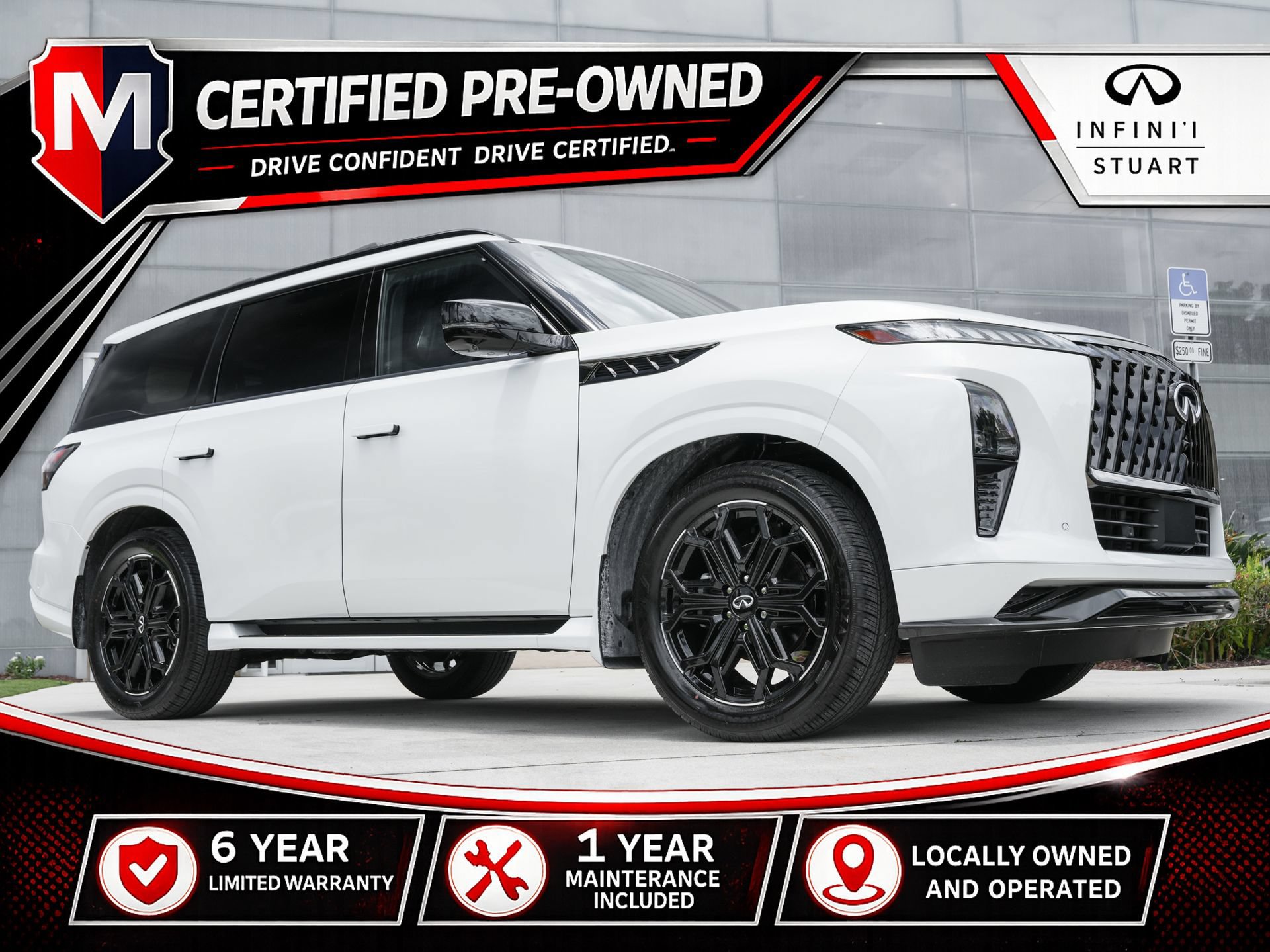 Certified 2026 INFINITI QX80 4WD w/ Sport Exterior Package