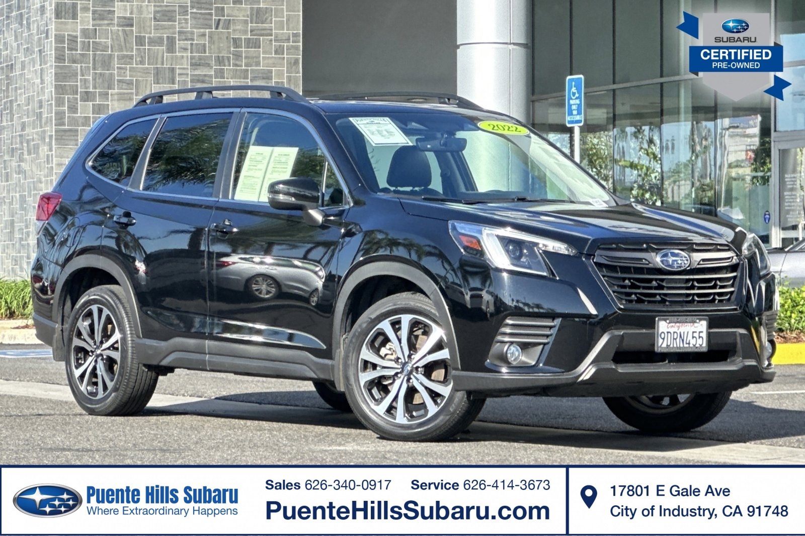 Certified 2022 Subaru Forester Limited w/ Popular Package #2