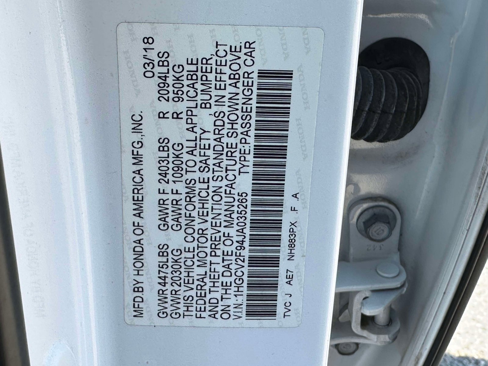 Used 2018 Honda Accord Touring image 30